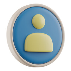 3D Profile Icon