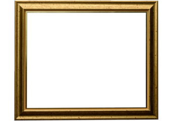 PNG Of Plain Gold Frame