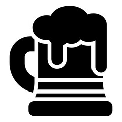 beer glyph icon