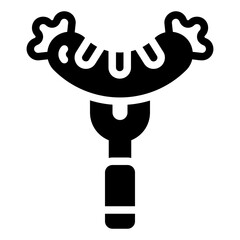 sausage glyph icon