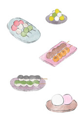 お団子のセット