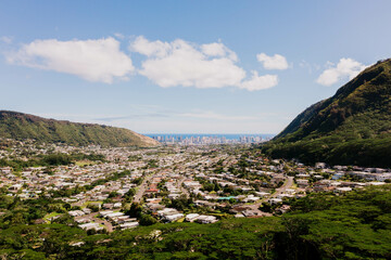 Overlooking Downtown on an Island