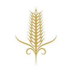 Wheat illustration design