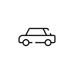Plakat Car, Automobile, Transportation Dotted Line Icon Vector Illustration Logo Template. Suitable For Many Purposes.