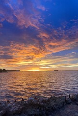 sunset over the ocean in Guam