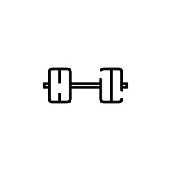 Gym, Fitness, Weight Dotted Line Icon Vector Illustration Logo Template. Suitable For Many Purposes.