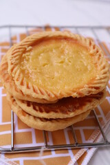 Milk Pie (Pie Susu) is a popular snack in Bali with a sweet and creamy taste.