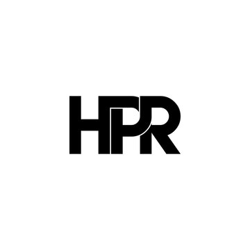 hpr letter original monogram logo design