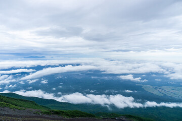 吉田ルートから日本一高い富士山を登山する