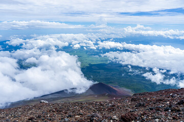 吉田ルートから日本一高い富士山を登山する