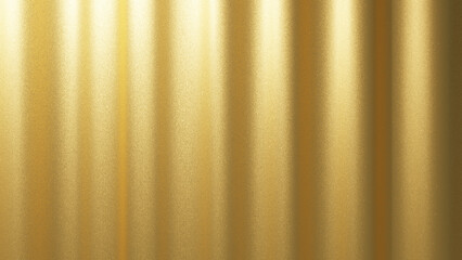 ラメ生地のような金色のカーテン（光線なし）