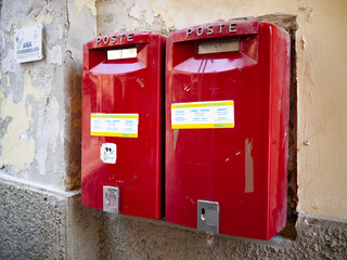 red post box