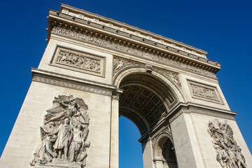 Fototapeta na wymiar 凱旋門（パリのエトワール凱旋門）