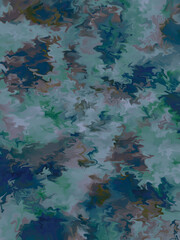 Fototapeta na wymiar 幻想的な水色の水彩テクスチャ背景 