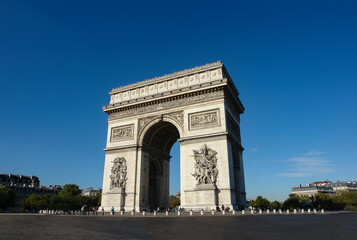 パリのエトワール凱旋門 - obrazy, fototapety, plakaty