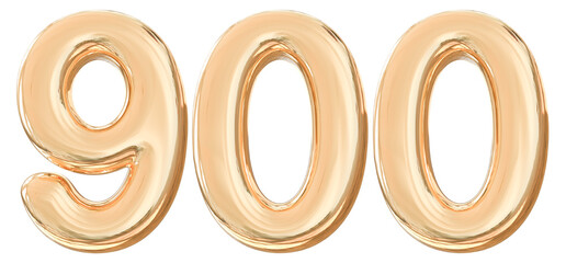 3d golden number 900