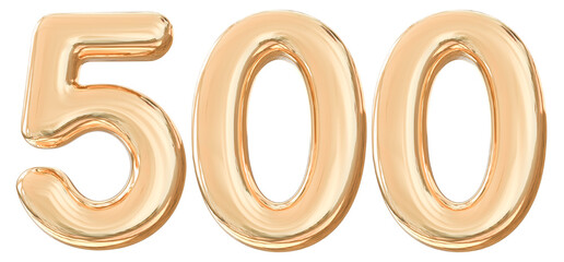 3d golden number 500