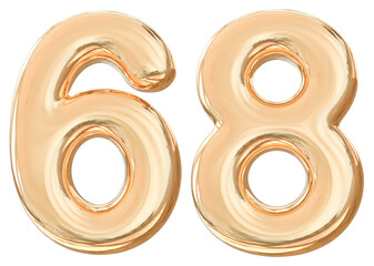 3d golden number 68