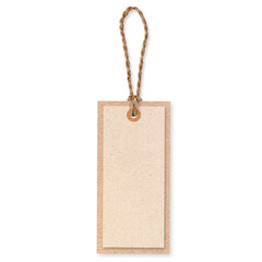 PNG. Brown tag paper cut.