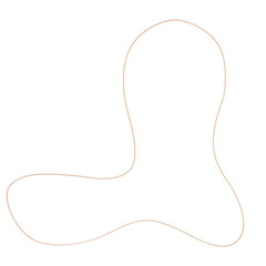 PNG. Blob doodle Abstract line art.