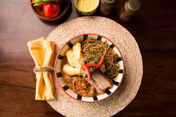 sopa seca, peruvian food, restaurant, food, meal, dish, meat, dinner, vegetable, plate, cuisine, salad, lunch, delicious, rice, chicken, gourmet, healthy, tomato, fried, sauce, vegetables, fresh, cook