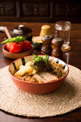 sopa seca, peruvian food, restaurant, food, meal, dish, meat, dinner, vegetable, plate, cuisine, salad, lunch, delicious, rice, chicken, gourmet, healthy, tomato, fried, sauce, vegetables, fresh, cook