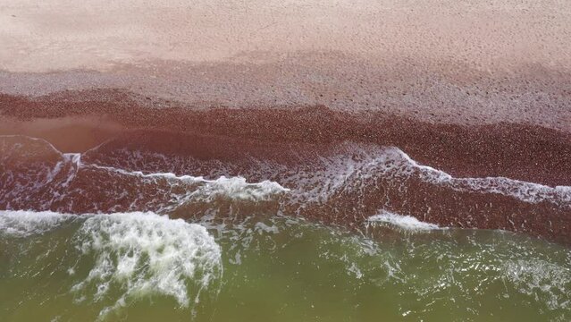 Baltic Sea Coast At Windy Day