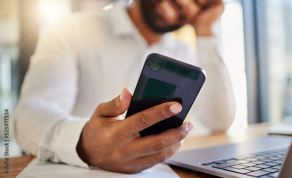 Aufkleber phone, communication and networking with a mobile in the hand of a business man in the office. conta