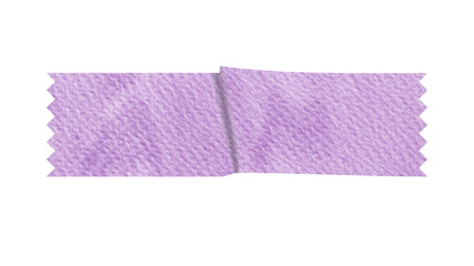 Purple watercolor Washi tape texture.