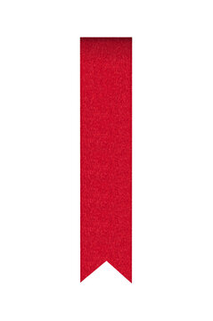 Red bookmark ribbon stock image. Image of template, note - 35461953