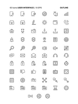 Icons User Interface for your web, apk, and additional you design