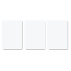 Blank A4 sheet of white paper with the shadow for your design. Vector