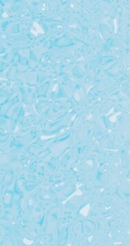 Wavy water surface, pool top view. Vertical video format and perfect seamless loop. For mobile background, wallpaper