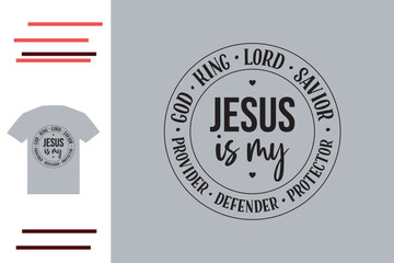 Jesus is my king t shirt design