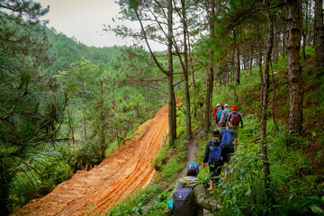 Obraz premium hiking in the mountains