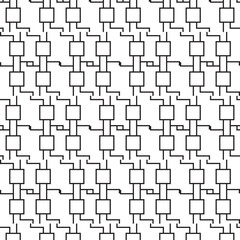 black and white seamless pattern