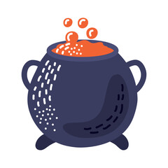 halloween witch cauldron pot