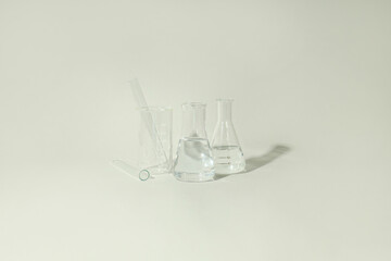 Concept of science and research with laboratory accessories