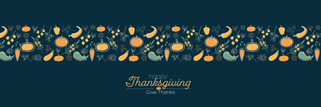 Happy Thanksgiving banner.