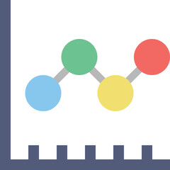 Line Chart Vector Icon