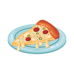 delicious italian pizza