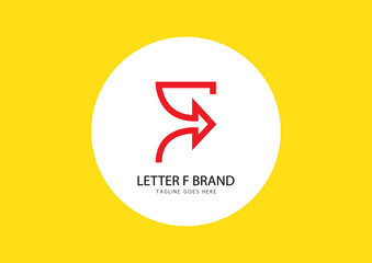 Letter F logo design concept
