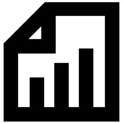 Graph Report Vector Icon