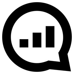 Bar Graph Vector Icon