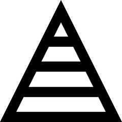 Pyramid Vector Icon