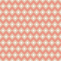 Pink gray seamless pattern with star, starry sky background