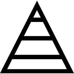 Pyramid Vector Icon
