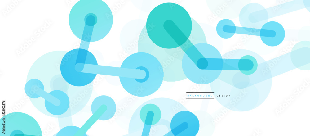 Poster network concept abstract background. dots connection. big data idea. business template for wallpaper