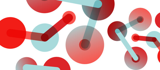 Network concept abstract background. Dots connection. Big data idea. Business template for wallpaper, banner, background or landing