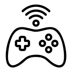gamepad line icon